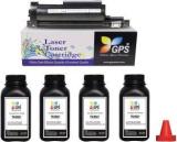 Gps Colour Your Dreams B021 For TN B021 Toner Cartridge Compatible With HL B2000D, B2080DW, DCP B7500D, B7535DW, MFC B7715DW [ Pack Of 1 Pcs Toner + 4 Bottle Reffil Toner Powder With Nozzle 80Gm. Each. ] Black Ink Toner