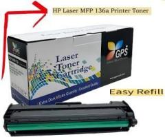 Gps Colour Your Dreams HP Laser MFP 136a Multi Function Monochrome laser Printer Black Ink Toner