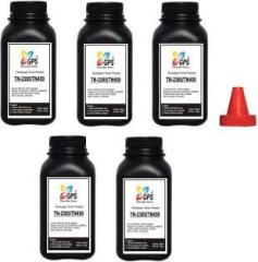 Gps Colour Your Dreams TN 2365 Toner Powder Compatible For Brother Pack Of 5 With Nozzle 80gm Each. Black Ink Toner Powder