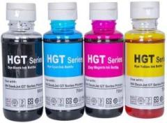 Greenberri Ink for HP 310, 315, 319, 410, 415, 419, 5810, 5820, 5821 Inktank Printers Black + Tri Color Combo Pack Ink Bottle