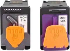 Haline GT51 Black & GT52 Tricolor Print Head for HP Ink Tank Printer Black + Tri Color Combo Pack Ink Cartridge