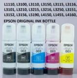 Helpe 001, 003 Refill Ink For EcoTank Printers Black + Tri Color Combo Pack Ink Bottle