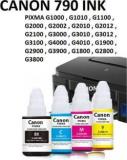 Helpe G Series GI 790 Ink Compatible Canon G2000 Refill Ink, G2010, G2012, G3010 Black + Tri Color Combo Pack Ink Bottle