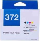 Hipponixtech Epso.n T372 Photo Printer Ink Cartridge For Epso.n T 372, PM 520 Tri Color Ink Cartridge