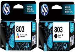 Hp 803 Black + Tri Color Combo Pack Ink Cartridge