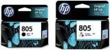 Hp 805 Black + Tri Color Combo Pack Ink Cartridge