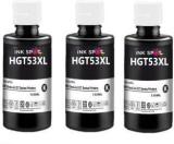 Inkspot Ink GT53XL BK Ink Compatible For Gt5810 Gt5811 Gt5820 Gt5821 Pack Of 3 Black Ink Bottle