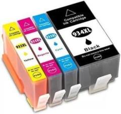 Inktech 934XL & 935XL Cartridges Compatible for Use in HPP Pro 6230, E6812, 6830, 6815 Black + Tri Color Combo Pack Ink Cartridge