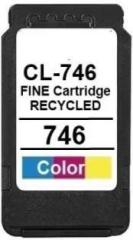 Inktech CL 746XL Tricolor Ink Cartridge for PIXMA iP2870s, MG2570s, MG2577s Tri Color Ink Cartridge