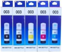 Int 003 Multicolor Ink bottle Set Black + Tri Color Combo Pack Ink Bottle