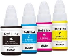 Jimigo G2000, G2002, G2010, G2012, G2100 Black + Tri Color Combo Pack Ink Bottle