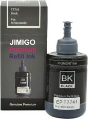 Jimigo REFILL INK COMPATIBLE FOR EPSON ECO Tank T774 / M100 / M105 / M200 / M205 / L655 / L1455 Black Pigment Ink Pack of 1 Black Ink Bottle