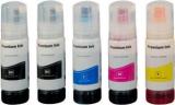 Karbo 003 70 Ml For L3200/L3250/L3251/L3210/L3252/L3211/L3100/L3110 Black + Tri Color Combo Pack Ink Bottle