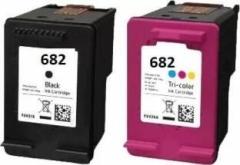 Kavyatech 682 Black + Tri Color Combo Pack Ink Cartridge