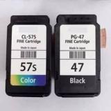 Kavyatech PG 47 & CL 57 Small Ink Cartridge Compatible With Pixma Canon Black + Tri Color Combo Pack Ink Cartridge