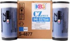 Kbg For RISO CZ100 / CZ180 800ml Pack Of 2 Blue Ink Bottle