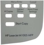 Mae Panel Sticker For LASER JET MFP HP1005 Grey Ink Toner