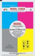 Morel Toner Powder for use in Konica Minolta Bizhub TN116 / TN118 / 164 / 184 / 185 / 195 / 206 / 215 / 226 PHOTOCOPIER AND PRINTER WEIGHT 250 GMS Black Ink Toner