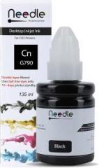 Needle 1x135ml GI 790 Cn GI790 ink tank inkjet compatible with Canon G1000, G1010, G2000, G2010, G3000, G3010, G4000, G4010 Black Twin Pack Ink Bottle