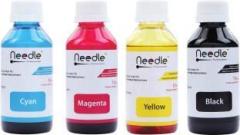 Needle 4 x 100 mlPrinter Black + Tri Color Combo Pack Ink Bottle