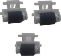 Padro Lower Paper Feed Pickup Roller Pack of 3 for Epson L110, L210, L220, L360, L361, L380 Grey Ink Toner