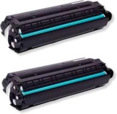 Pristo 12a compatible Toner Cartridge for HP 1020/M1005 and Canon 2900B printers Black Twin Pack Ink Toner