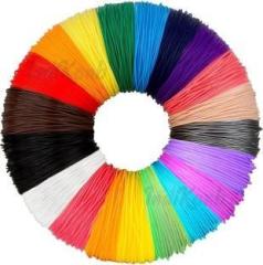 Qexle Colorful 10 Pack of 5 Meter Eco Friendly PLA+ 3D Pen Filament for Creative Fun! Printer Filament