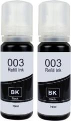 Quink 003 Refill Ink for Epson L3110, L3150, L3116, L3115, L1110, L3151, L3152, L3156 Black Ink Bottle