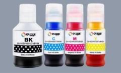 Quink for Canon G Series GI71 Compatible for Canon Pixma GI71, G1020, G2020, G2021, G2060 Black + Tri Color Combo Pack Ink Bottle