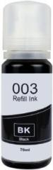 Quink INK FOR EPSON 001/003 L3110, L3100, L3101, L3115, L3116, L3150, L3151, L3152 Black Ink Bottle