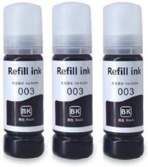 Quink NEW 001/003 Refill Ink for Epson L3110, L3150, L3250, L3152, L3210 Black Ink Bottle