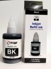 Quink Refill Ink for Canon GI 790 Canon Pixma G1000, G2000, G3000 Printers Black Ink Bottle