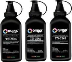 Quink Toner Powder for Brother TN 2365 Compatible Brother DHL L2321D L2361DN L2366DW Black Ink Toner Powder