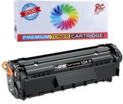 R C Print 12A Black Toner Cartridge / Q2612A 12A Black Toner Compatible / LaserJet 1010, 1012, 1015, 1018, 1020, 1022, 1022n, 3020, 3030, 3050, 3052, 3055, M1005, M1319f Black Ink Toner