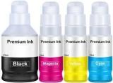 R C Print GI 71 Ink compatible for G1020, G2020, G2021, G2060, G3020, G3060 Black + Tri Color Combo Pack Ink Bottle