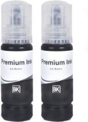 R C Print INK COMPATIBLE FOR EPSON 001/003 L3110, L3100, L3101, L3115, L3116, L3150, L3151, L3152 Black Twin Pack Ink Bottle