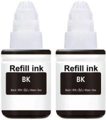 R C Print INK COMPATIBLE FOR GI 790 G1000, G1010, G1100, Black Twin Pack Ink Bottle