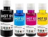 R C Print Ink compatible for HP 310 315 319 410 415 419 GT5810 GT5820 GT5821 Black + Tri Color Combo Pack Ink Bottle