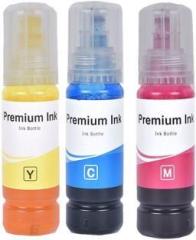 R C Print REFILL INK COMPATIBLE FOR EPSON 001/003 L3110, L3100, L3101, L3115, L3116, L3150L3151 Tri Color Ink Bottle