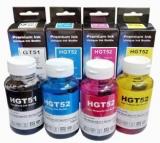 Refill Ink Refill Ink Set of 4 Color Compatible for GT Series ink Tank Printer 310 315 319 410 415 419 5810 5820 5821 Black 90ml CMY 70ml Tri Color Ink Bottle