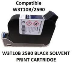 Rsse Compatible W3T10B Inkjet Printer Cartridge Black 2590 Solvent Print Cartridge Black Ink Cartridge