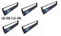 Rt LQ 310 LX 310 Pack of 5pcs Ribbon CaRtridge Compatible for Dotmatrix Printers Black Ink CaRtridge