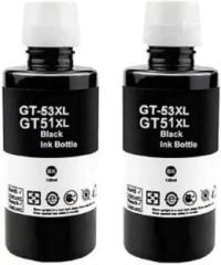 Salaar GT51/53XL Compatible Refill Ink for Black Twin Pack Ink Bottle