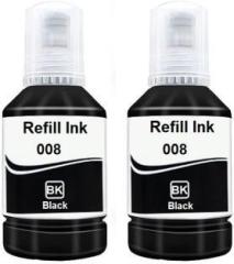 Salty 008 Refill Ink Use for Epson L6460/L6490/L6550/L6570/L15150/L15160 Printer Black Ink Bottle