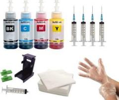 Salty Refill Kit For Canoon Ink Cartridges PG 47 CL 57S CL 57S 55 CL 57 Black + Tri Color Combo Pack Ink Cartridge