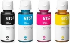 Skrill GT51 And GT52 Ink Set For HP Ink Tank GT5810, 5820, 5811, 5821, 310, 315, 319, 410, 415 Black + Tri Color Combo Pack Ink Bottle