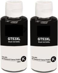 Spherix GT53XL 135 ML Black Ink Bottle Compatible for GT52 & GT53XL Black Twin Pack Ink Bottle