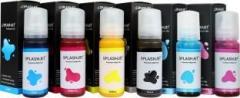 Splashjet Sublimation Ink for Epson L8050, L18050 Printer 503504 Black + Tri Color Combo Pack Ink Bottle