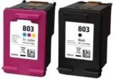 Sr Enterprises World 803 BLACK & TRICOLOR Ink Cartridge Compatible For HP Black + Tri Color Combo Pack Ink Cartridge