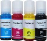 Tequo 001 / 003 Ink For L3110, L3150, L3250, , L3116, L3101, L3210, L3215, L3216 Black + Tri Color Combo Pack Ink Bottle